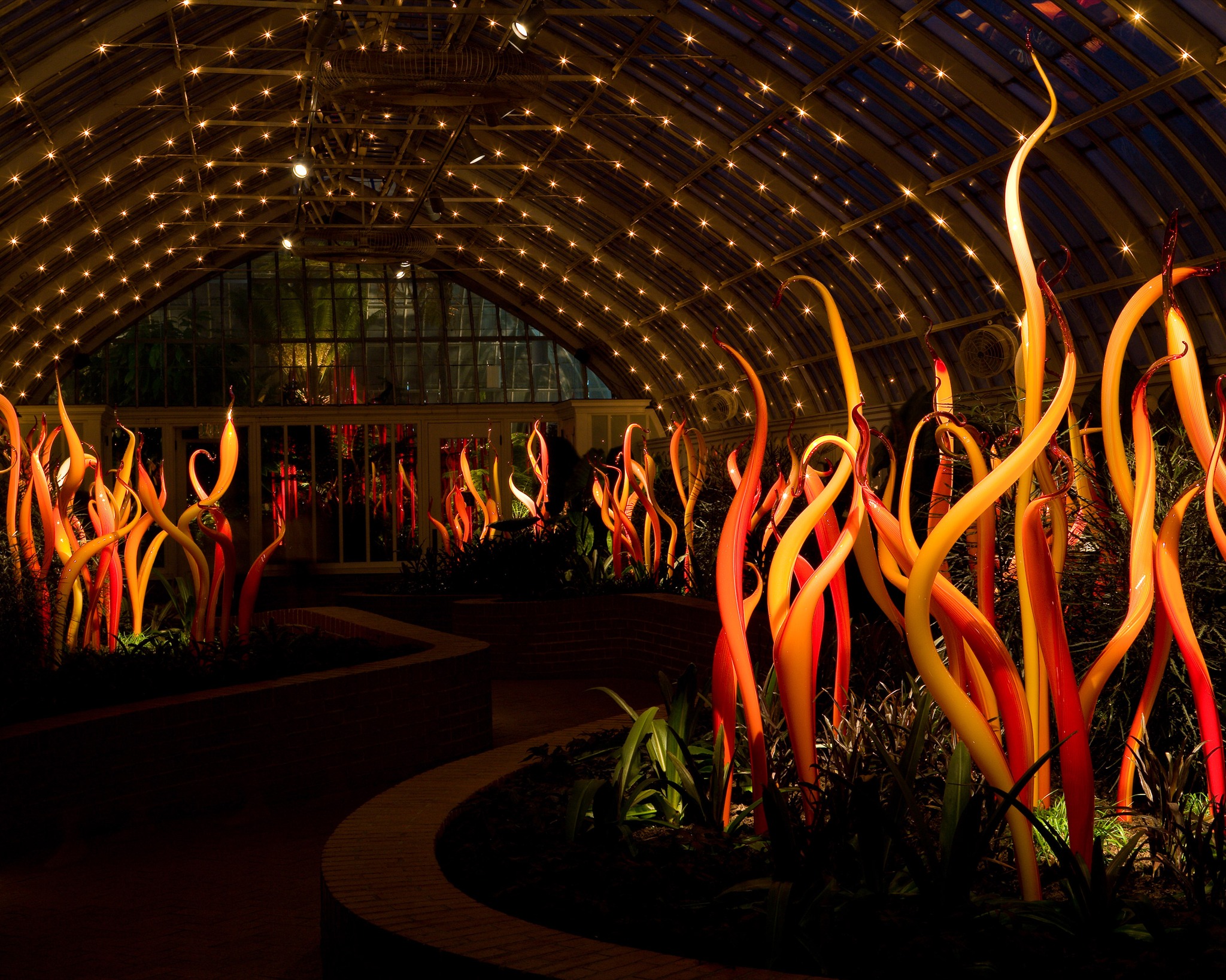 Chihuly has redefined the conservatory or botanical garden