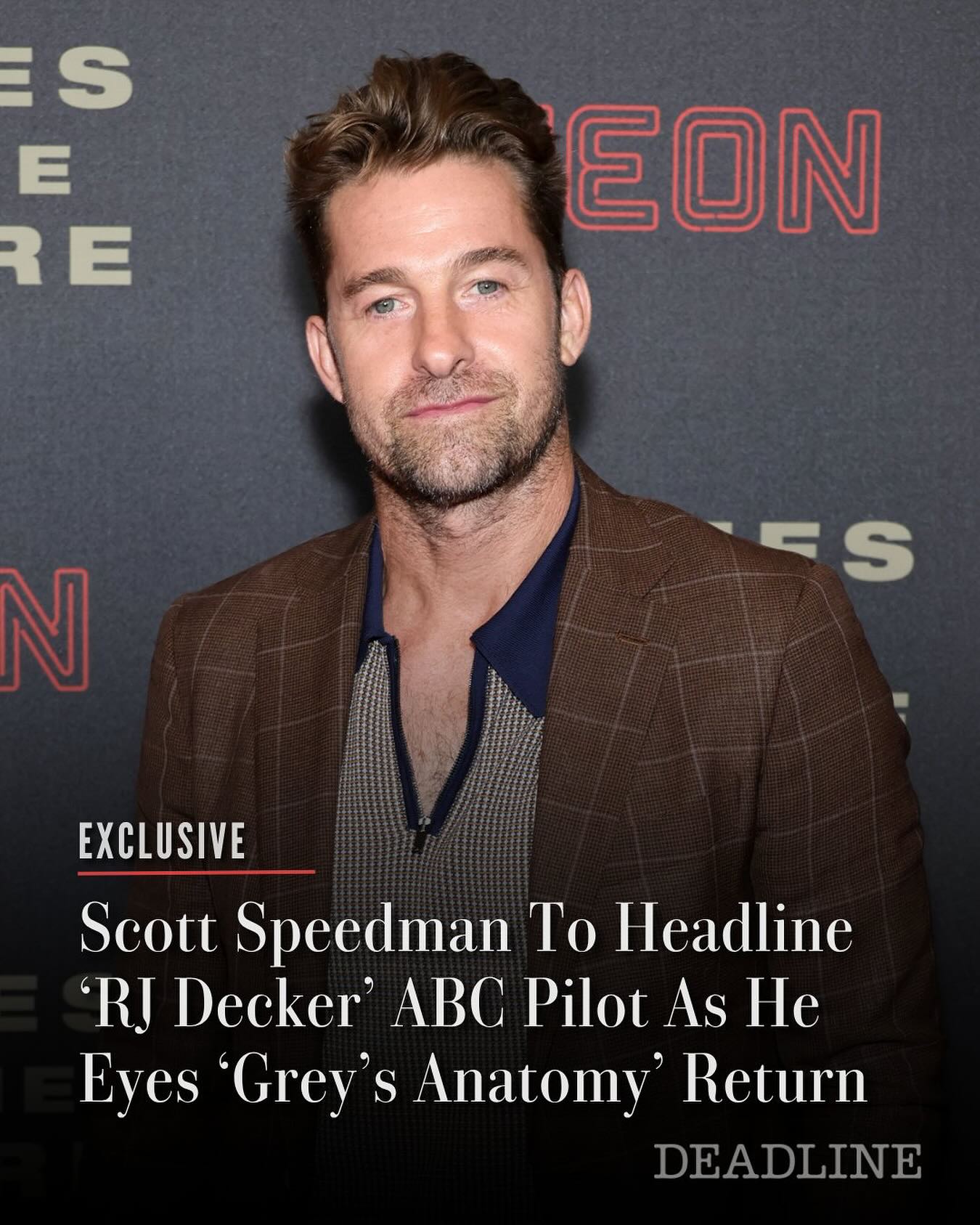 Deadline - EXCLUSIVE: #ScottSpeedman has been tapped for the lead in ...