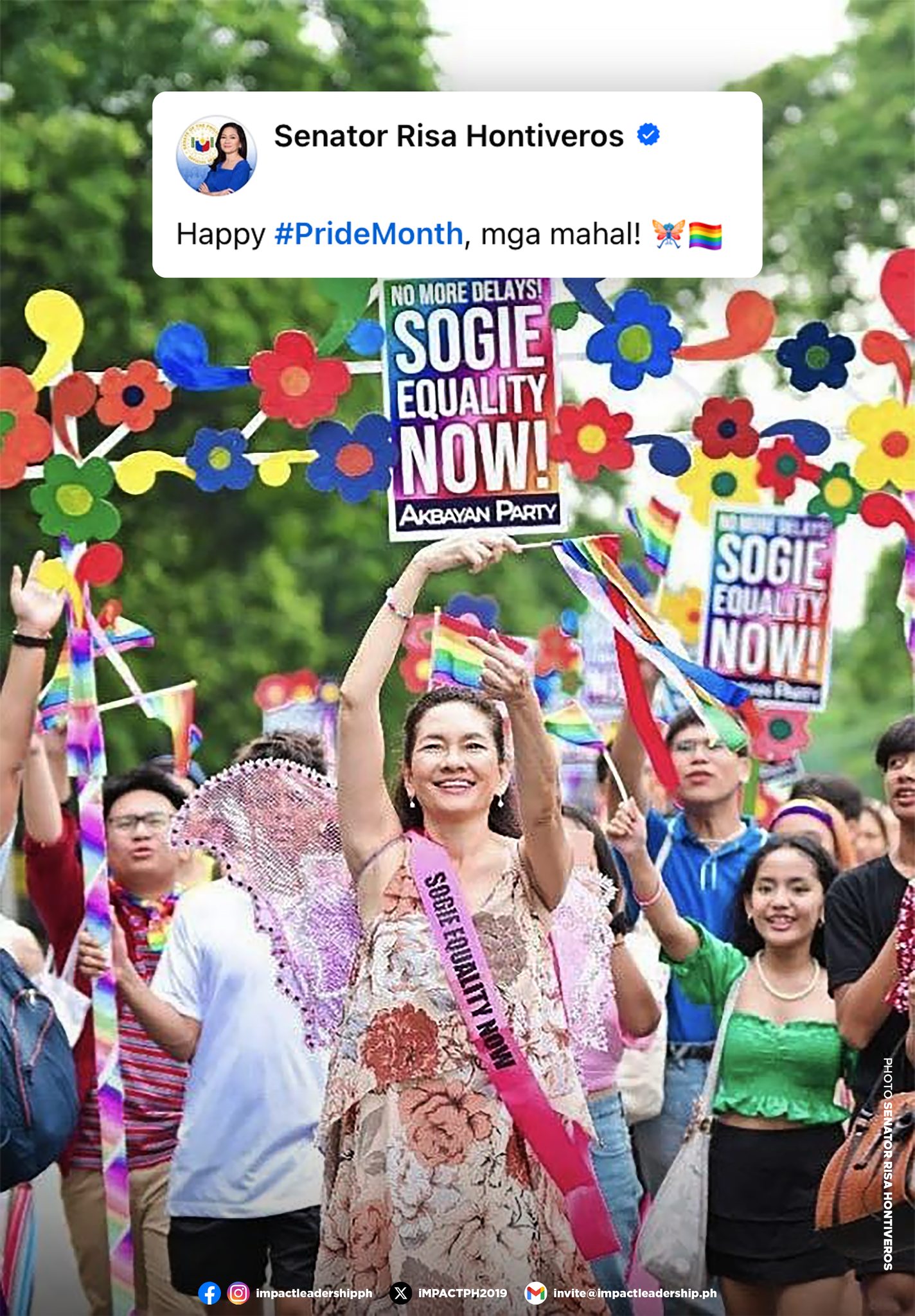 iMPACT - 'HAPPY PRIDE MONTH, MGA MAHAL! 🧚🏻🏳️‍🌈' Senate Deputy Minority ...