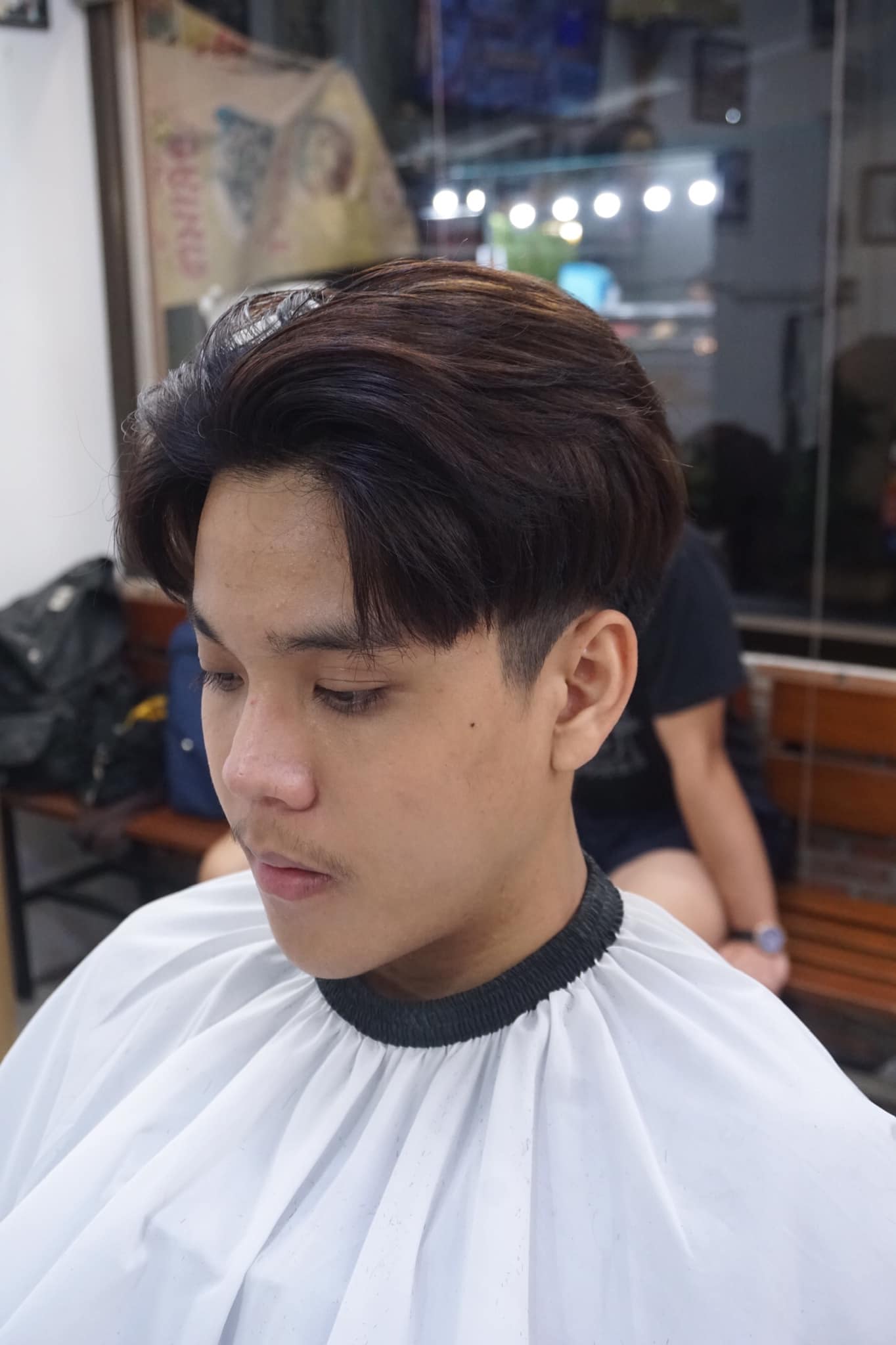 ALL AREA CUT - Two block & comma haircut #ตัดผมชาย...
