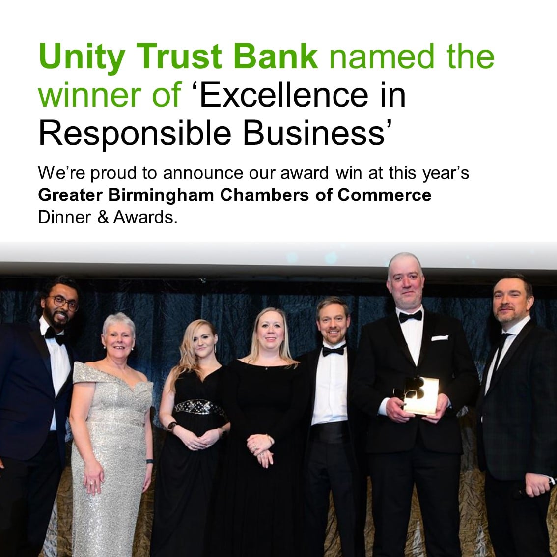 🎉 WINNER OF EXCELLENCE IN RESPONSIBLE... - Unity Trust Bank | Facebook