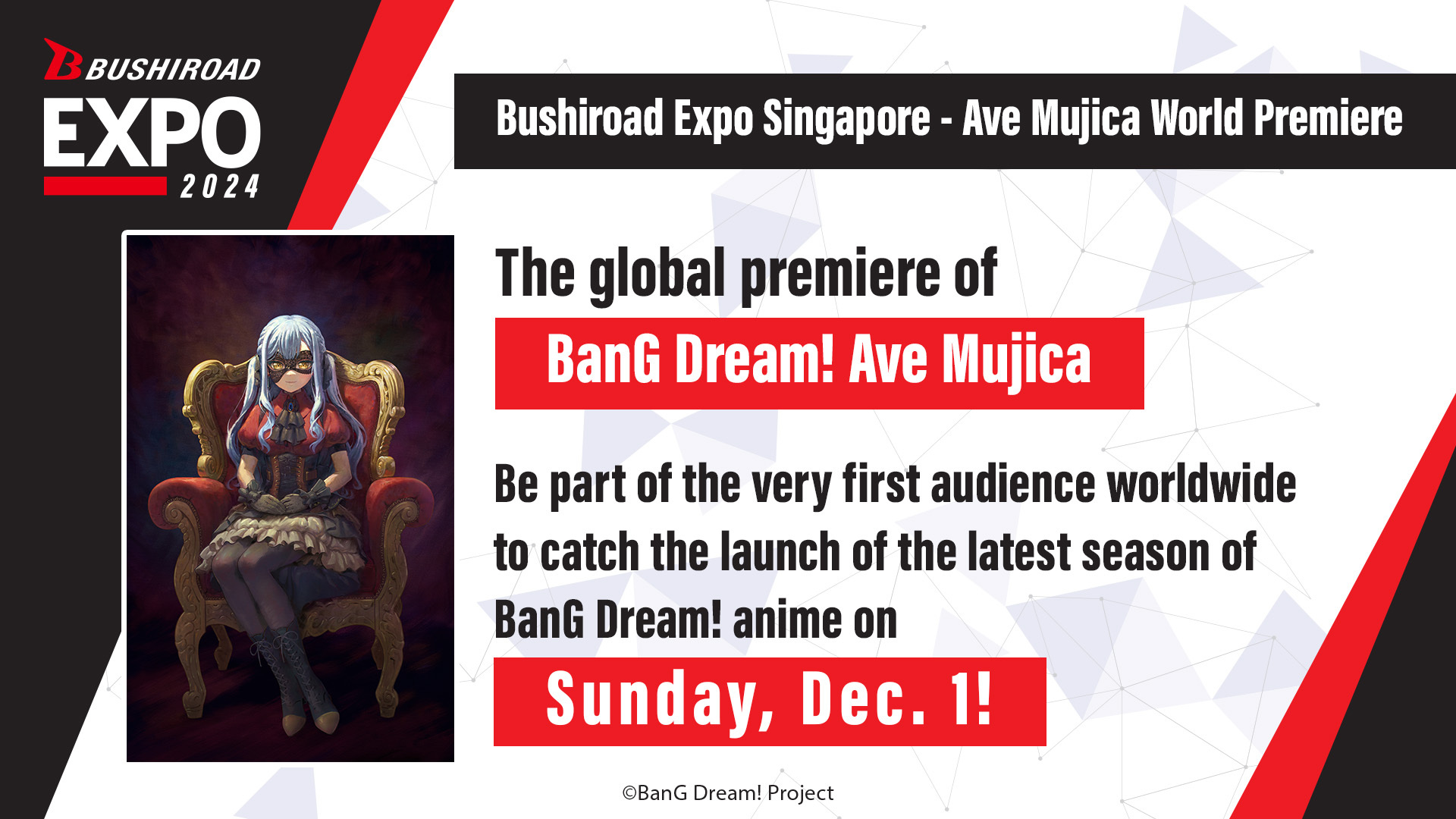 ? #BushiroadEXPO2024 in Singapore ? Hello, Singapore! We look 