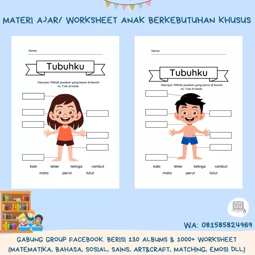 Worksheet... - Materi Ajar/ Worksheet Anak Berkebutuhan Khusus