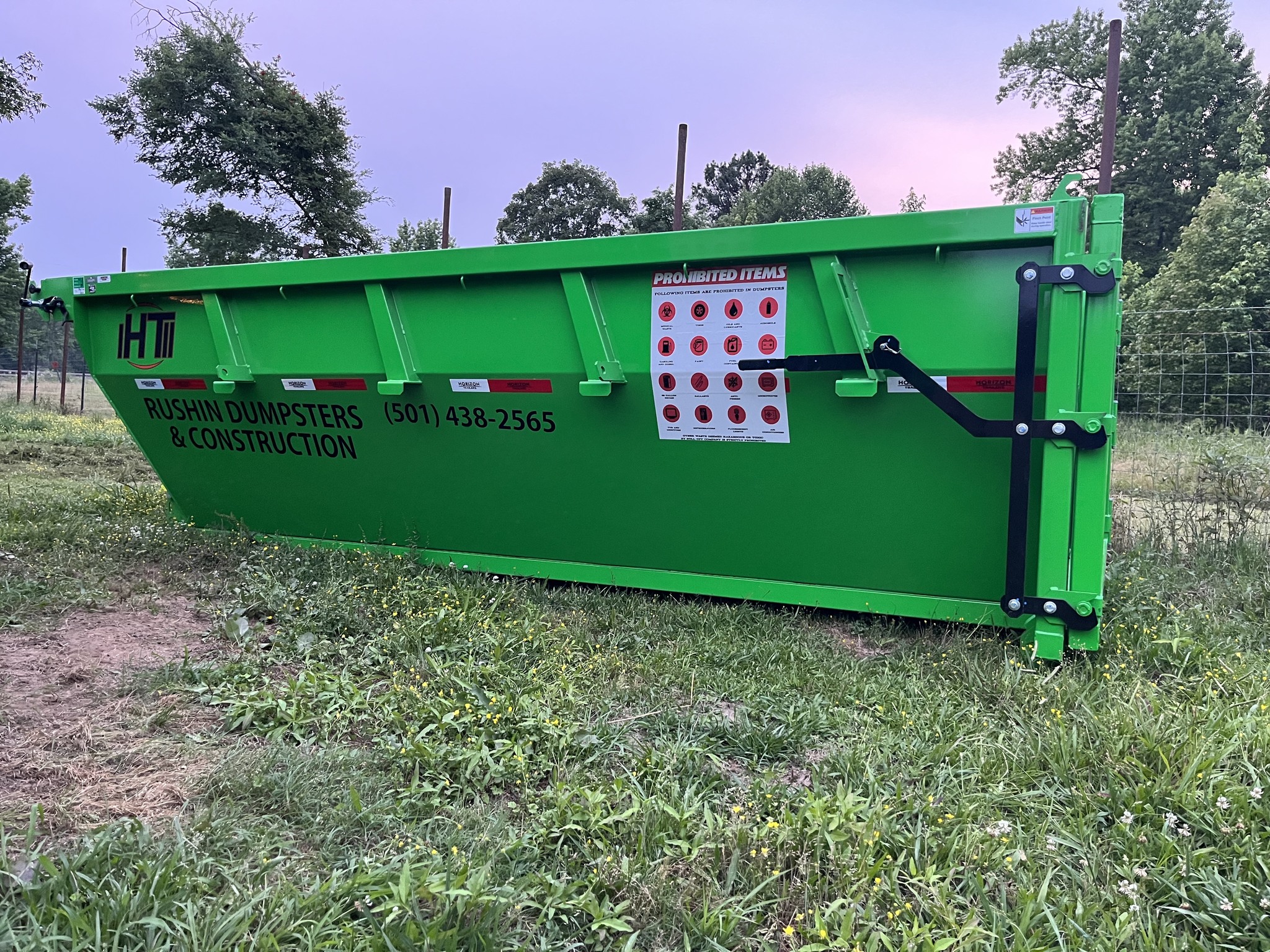 Rushin Dumpsters and Construction LLC | Vilonia AR