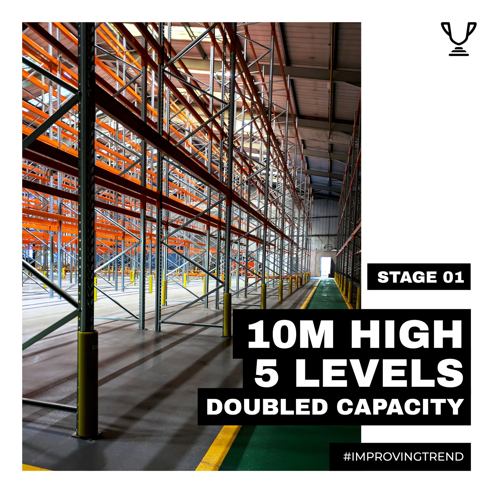Our newly installed 10 meter racking... - Trendsetting Awards