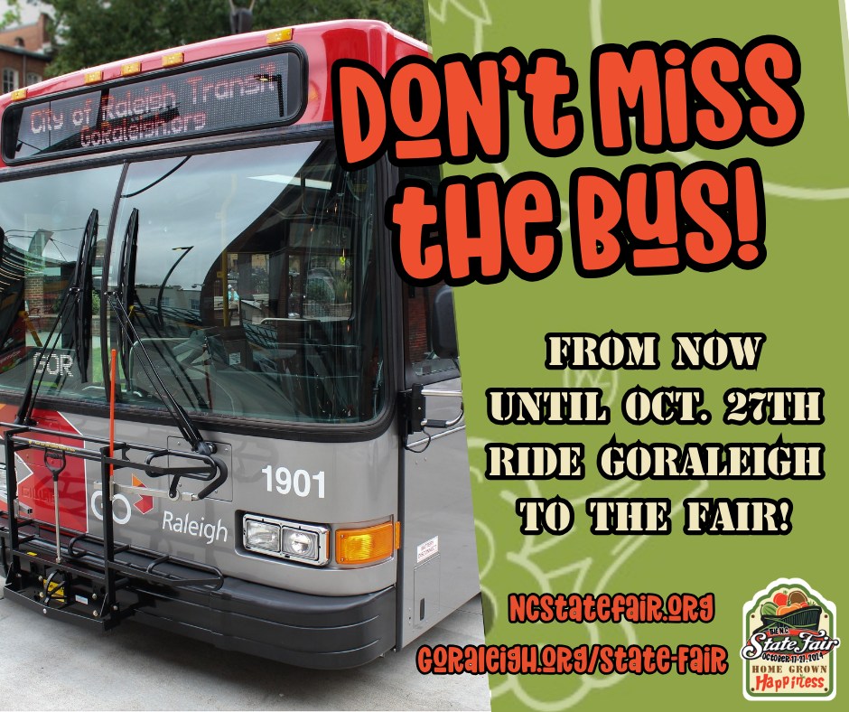 N.C. State Fair - GoRaleigh is ready to roll to the N.C.... | Facebook