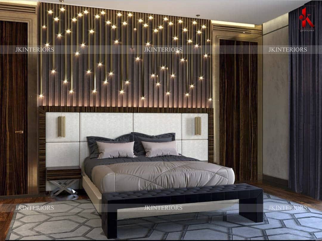 JK Interiors - A bedroom should be meticulously detailed...