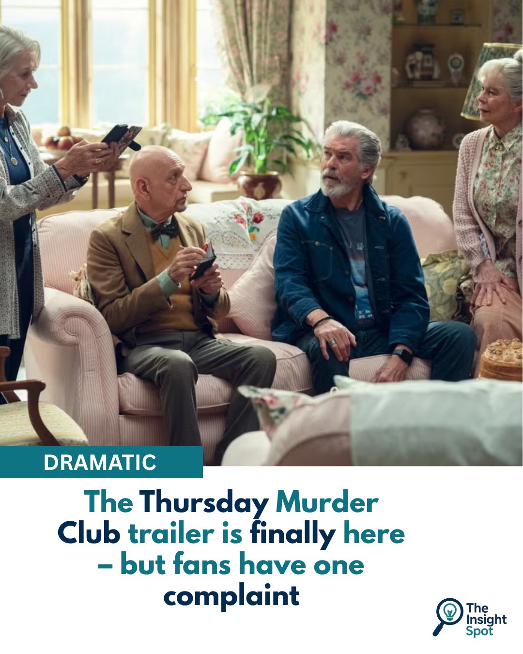 🍿 The Thursday Murder Club Trailer... - The Insight Spot | Facebook
