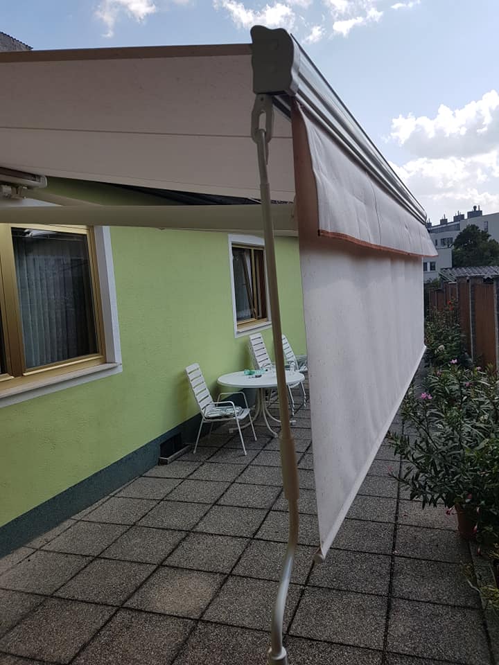 Sonnenbar Markise Mit Vario Volant Gegen Tiefstehende Facebook