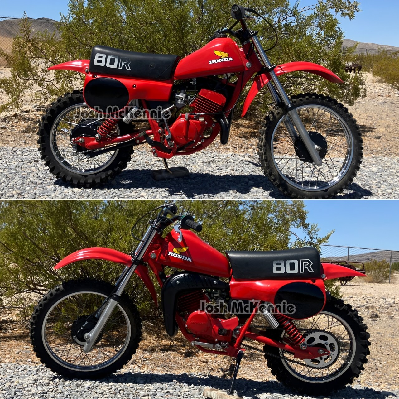 1982 Honda CR480R vintage motocross bike history and specs