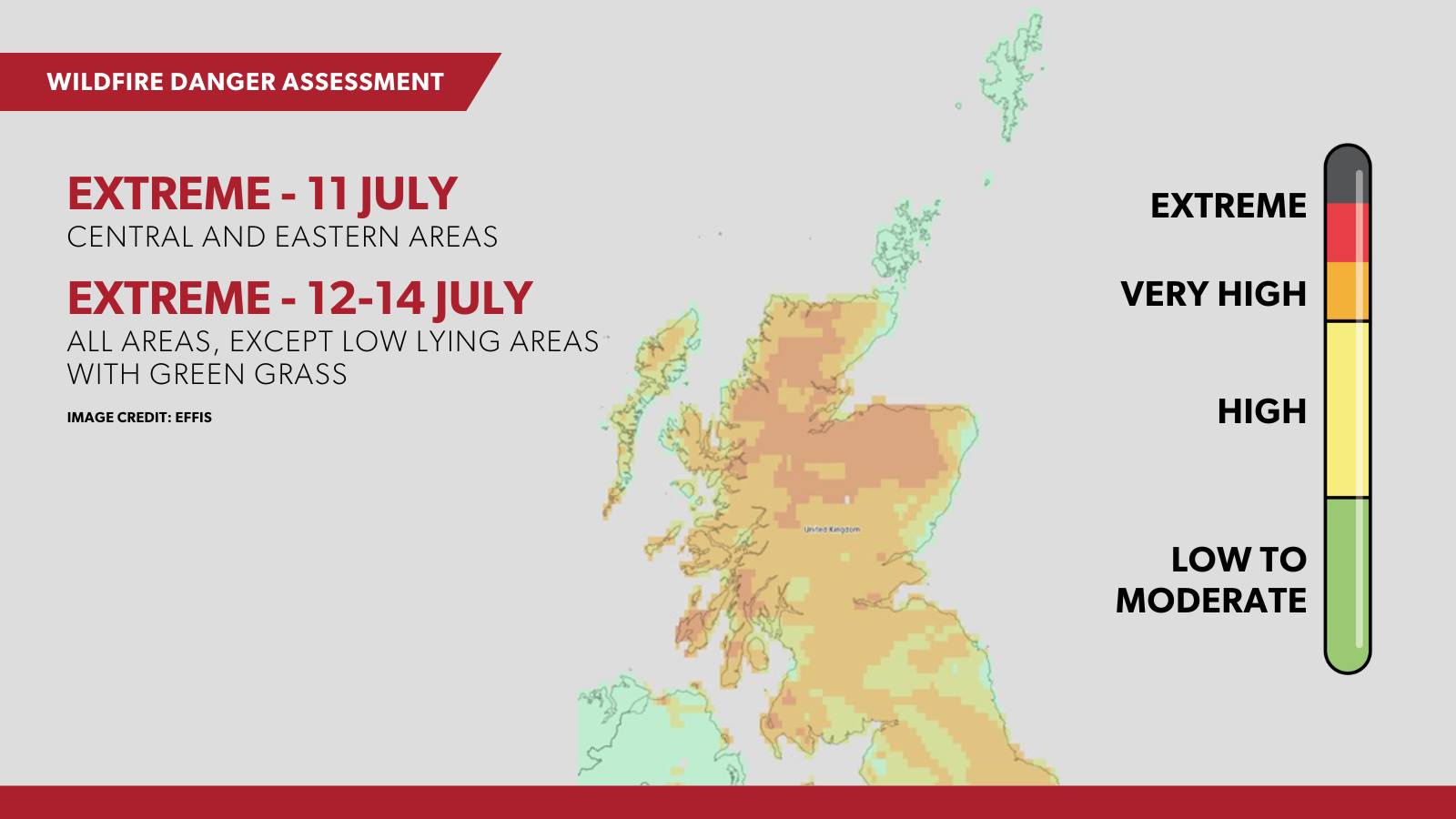 Scottish - 🔥 Extreme wildfire risk across Scotland 🔥 An extreme ...