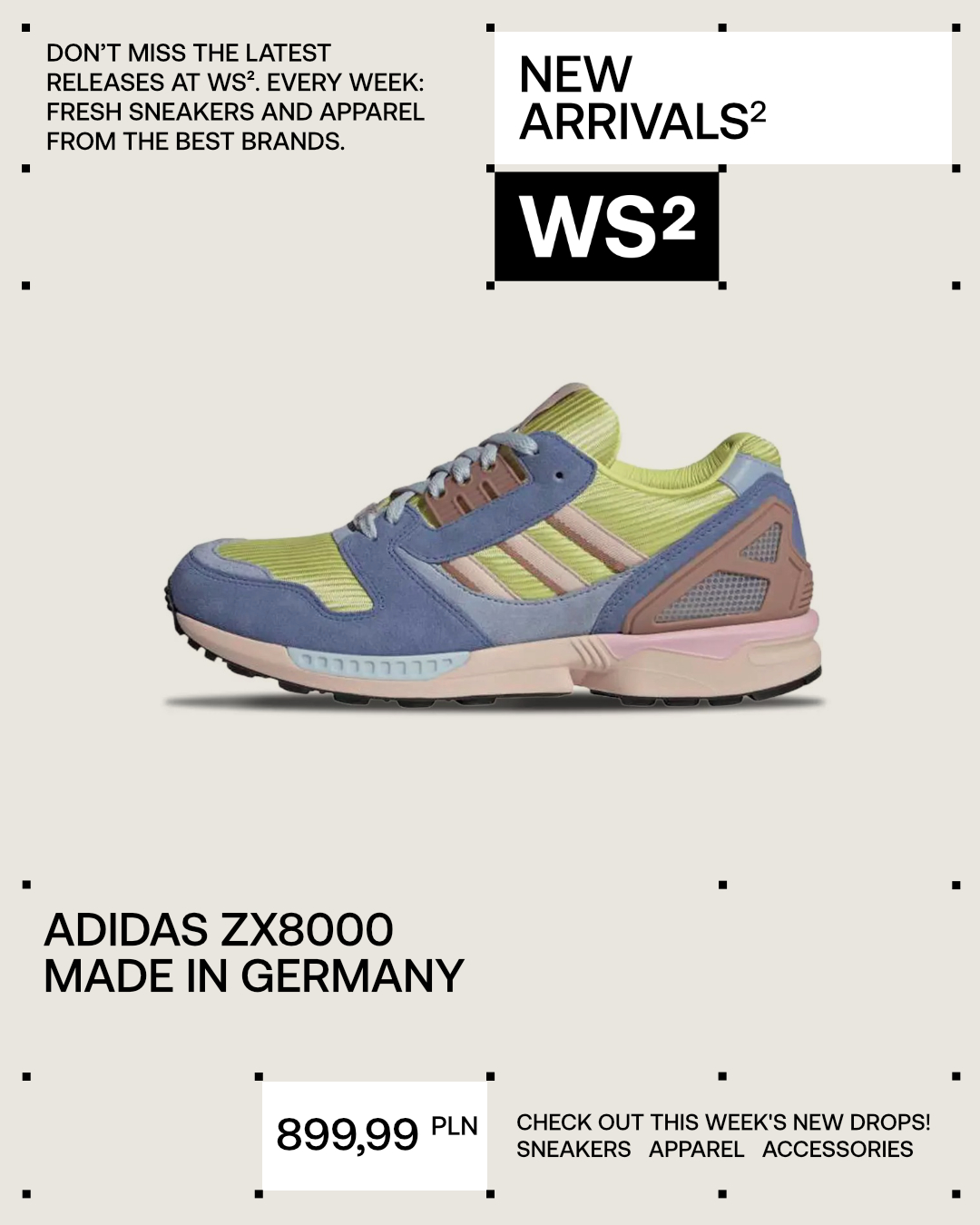 Dzisiejszy drop - adidas ZX 8000 Made in Germany 