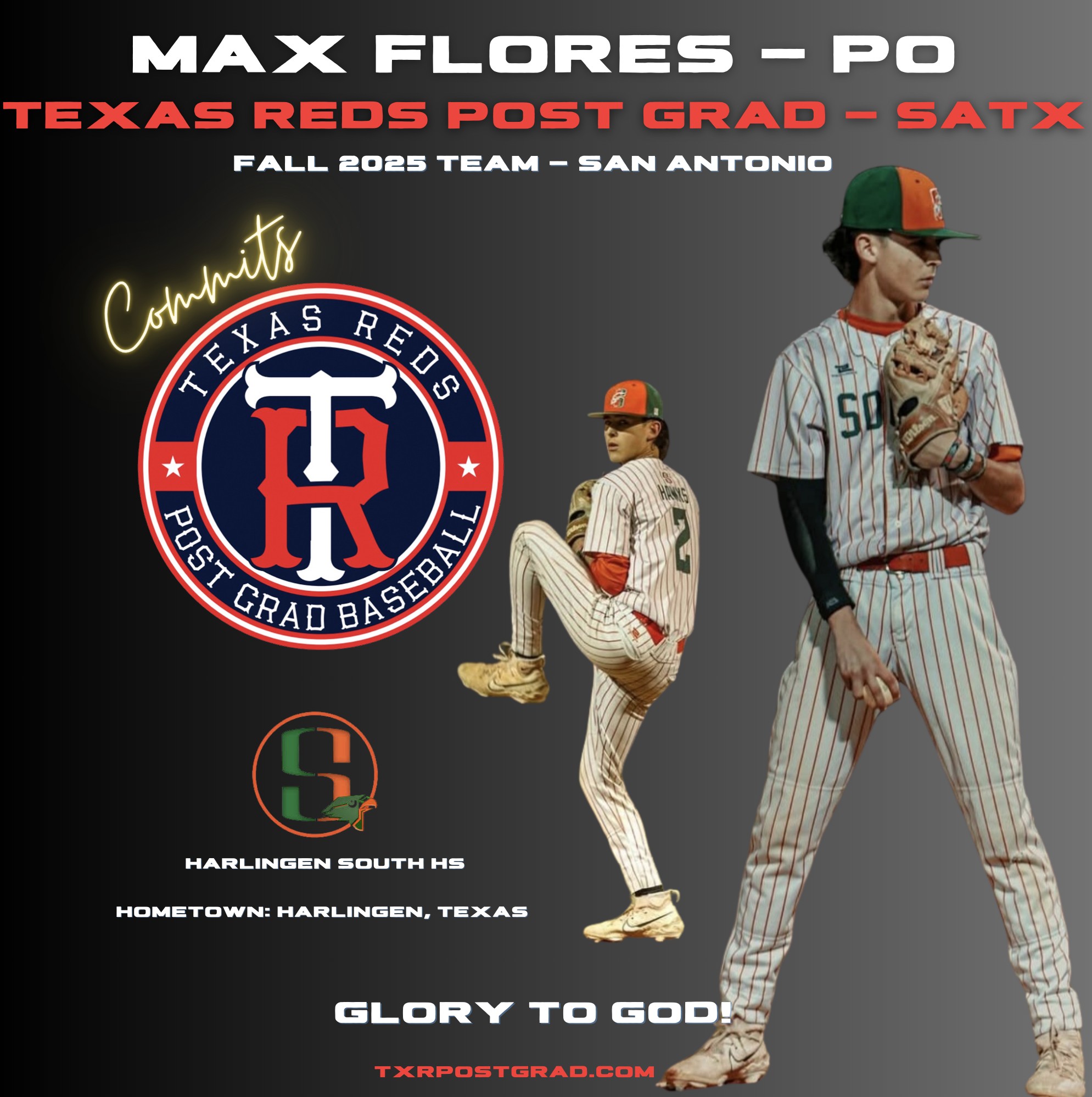 Texas - We are fired up to announce Max Flores 2025 PO - Harlingen ...