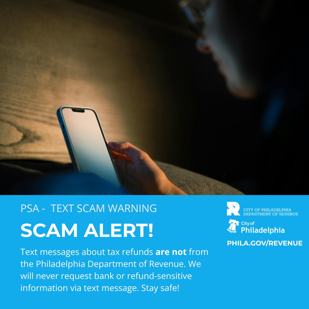 Philadelphia - We are aware of the scam text messages circulating. We ...