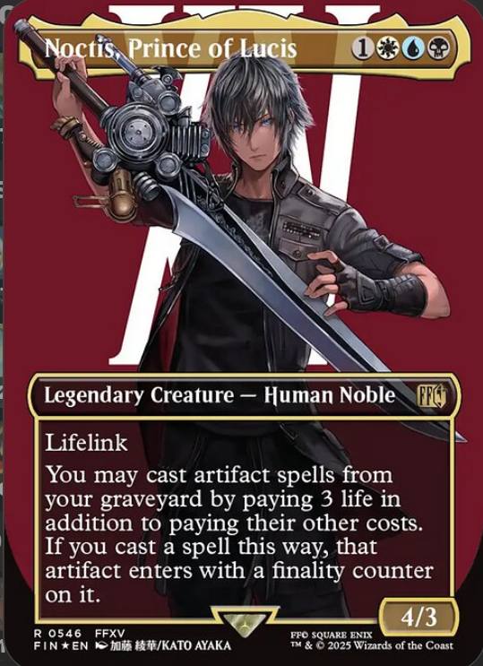 noctis lucis caelum mtg commander deck Noctis, Prince of Lucis (Commander)