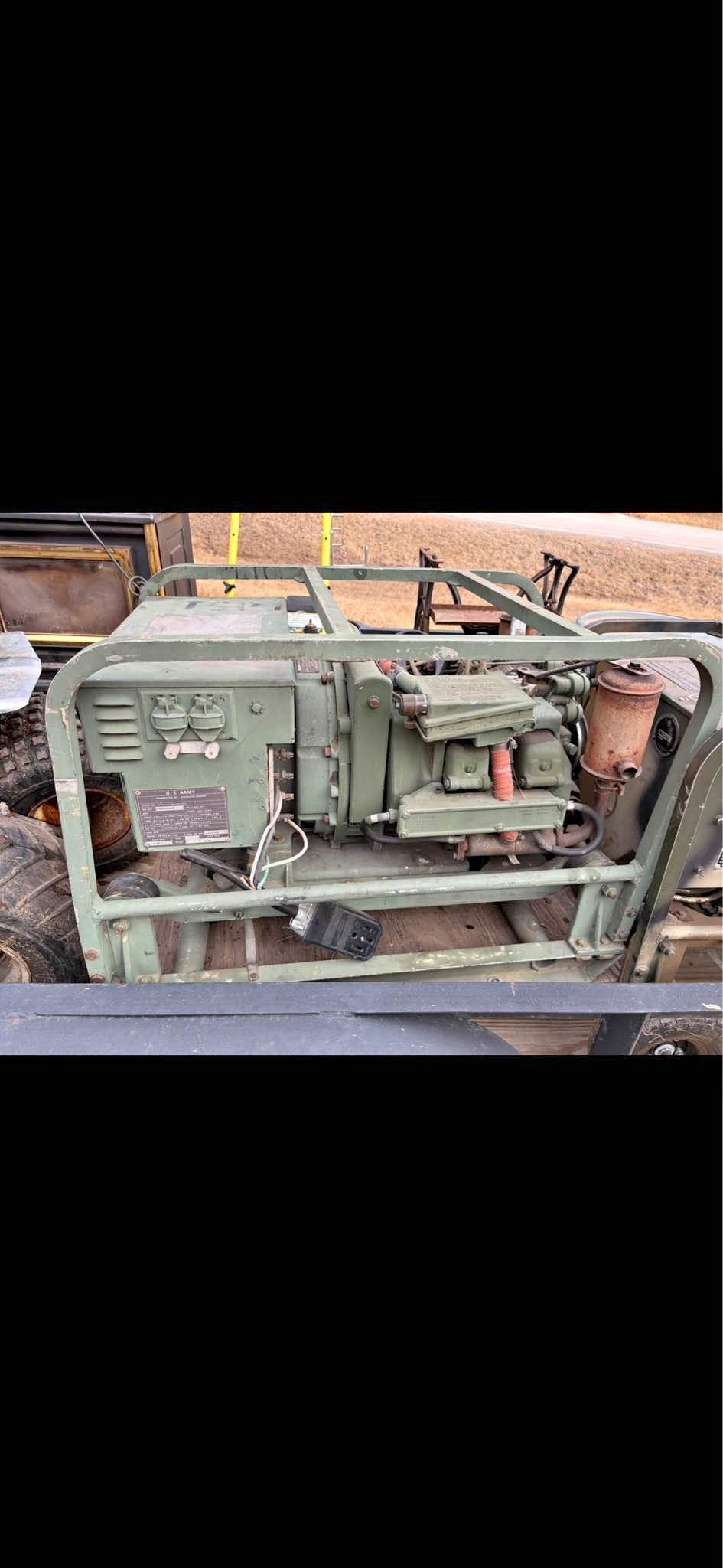 Gas Engine Military Standard Gas Engine 4A032 4 Cylinder Generator ...