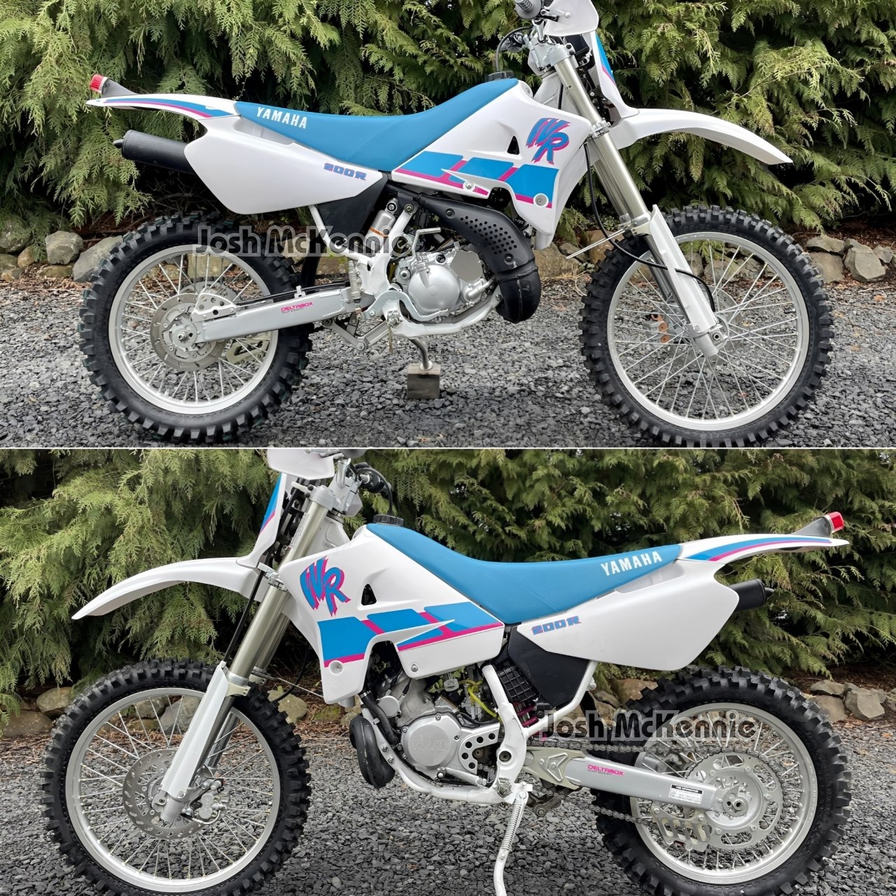 The 1996 Yamaha XT225 Serow is a lightweight, dual-sport