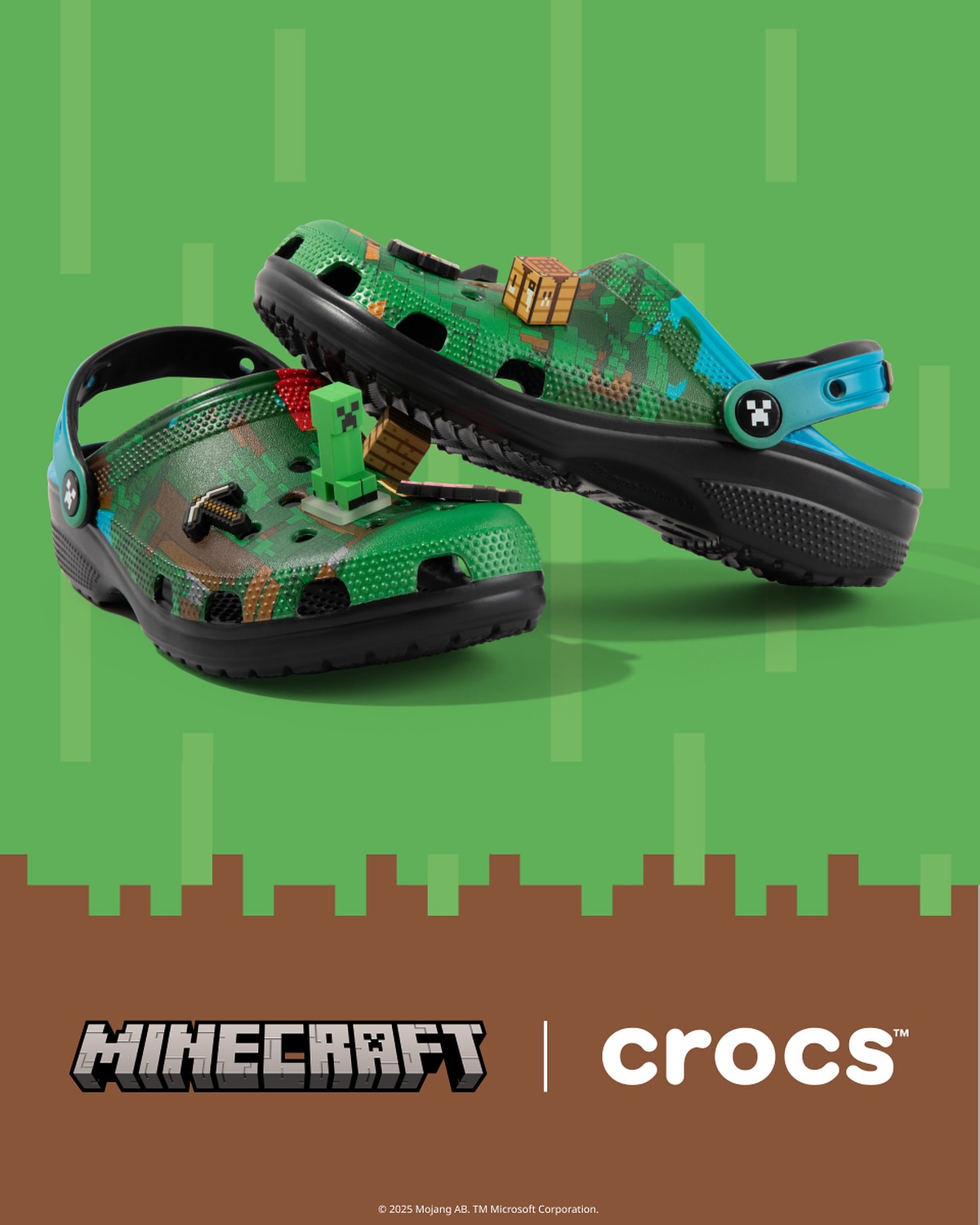Crocs - NEW | Pixel Perfect! Minecraft x Clog está en Crocs ¡Exclusivo ...