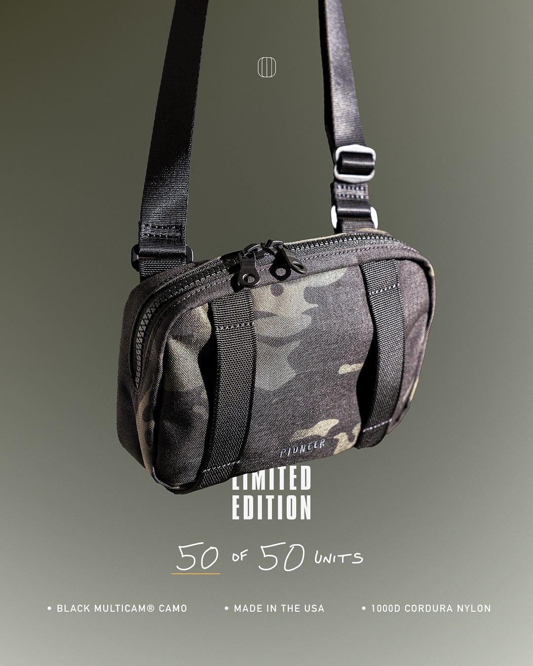 Pioneer Carry A4U Sling Bag - Compact Crossbody Bag For A4 Notebooks, IPads & Essentials (Black)