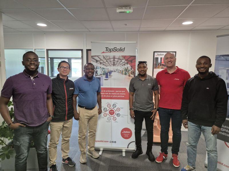 Training with our Nigerian customer... - TopSolid Corporate