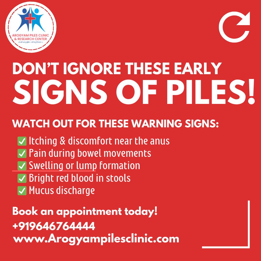 🚨 Don’t Ignore... - Arogyam Piles Clinic and Research Center | Facebook