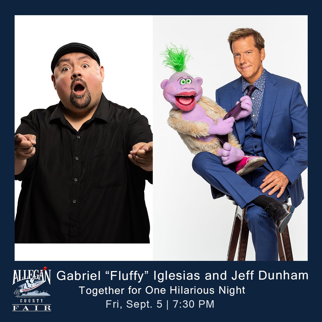 JUST ANNOUNCED: Comedians Gabriel... - Allegan County Fair | Facebook