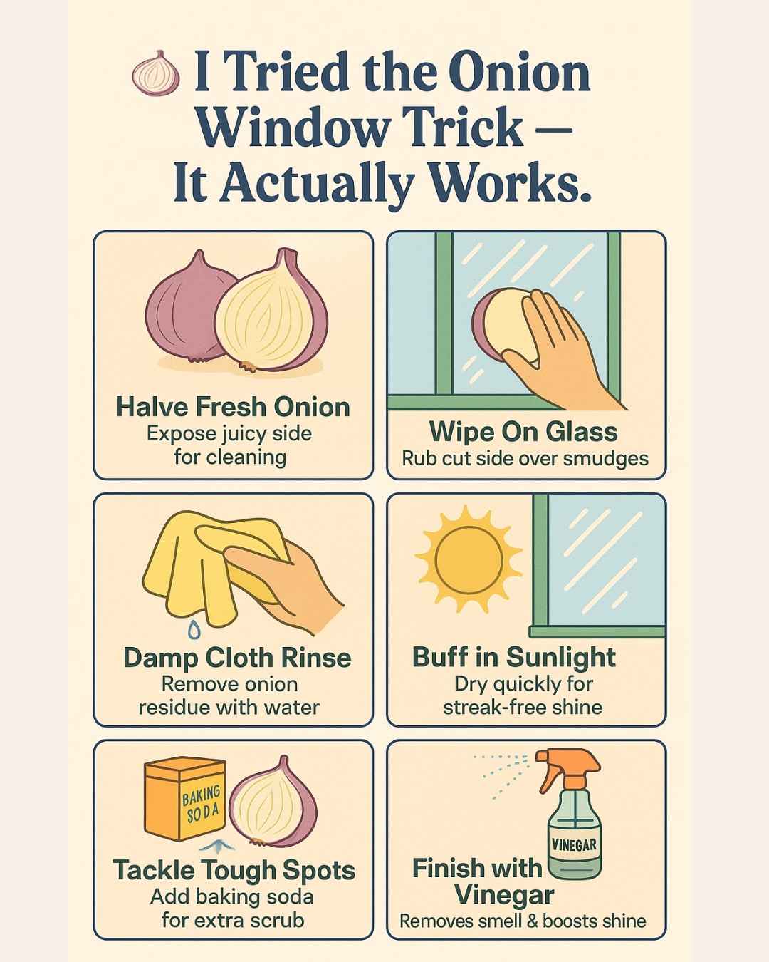 Classic Old Fashioned Recipes | 🧅 I Tried the Onion Window Trick — It ...