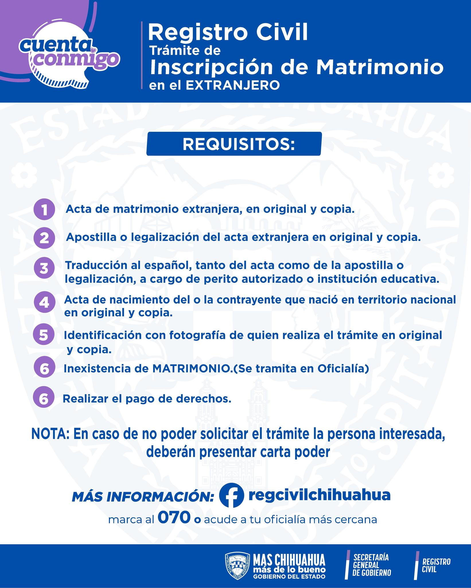 Registro - ️📃Si contrajiste matrimonio en el extranjero y naciste en ...