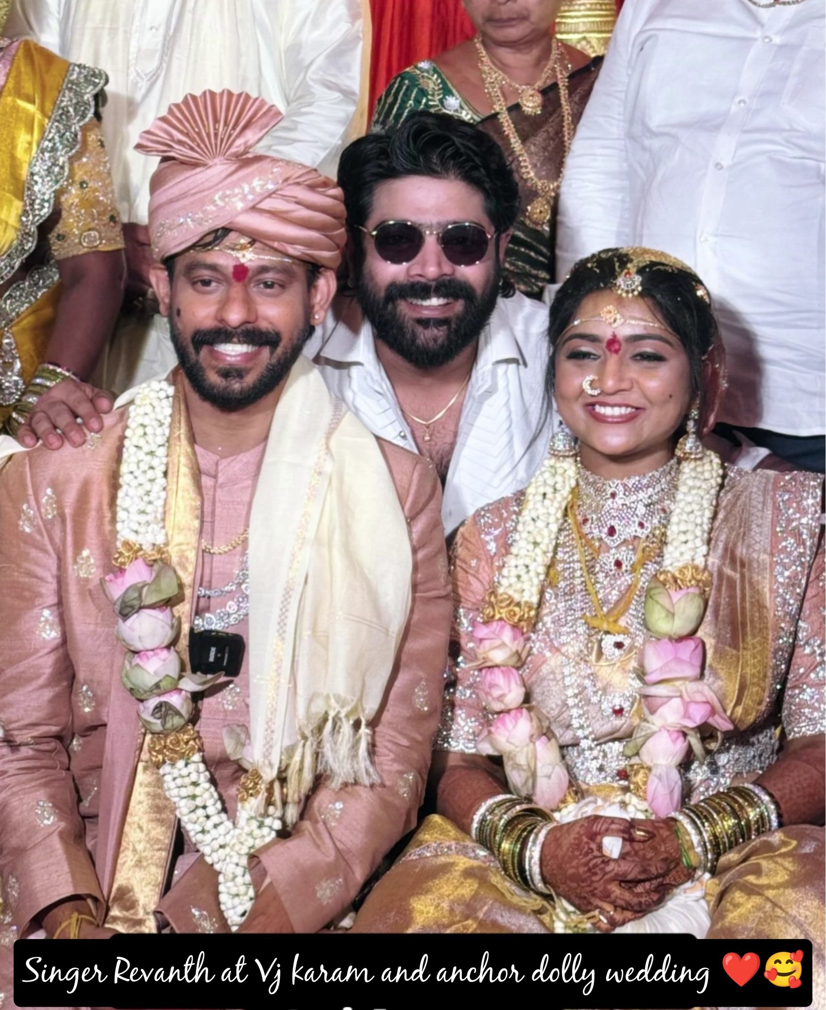 Singer Revanth Wedding Spectacular Wedding Of TDP MLA Revanth Reddy's