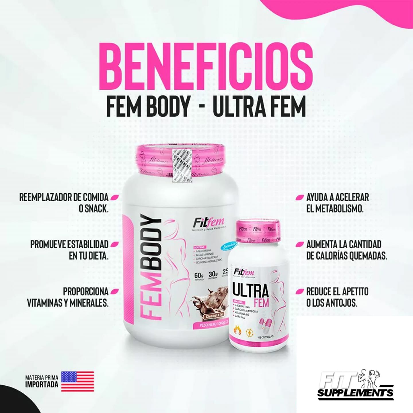 Fit supplements - Conoce los beneficios de #FemBody 💳...