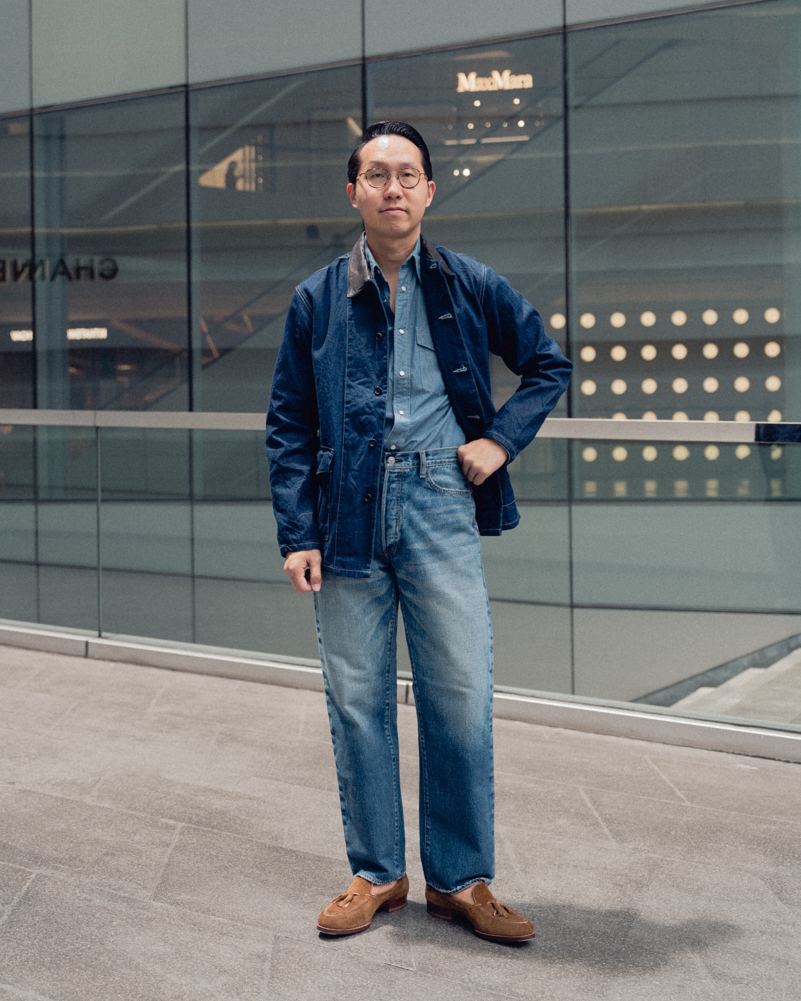 Auberge's vintage-inspired outerwear at Refinement