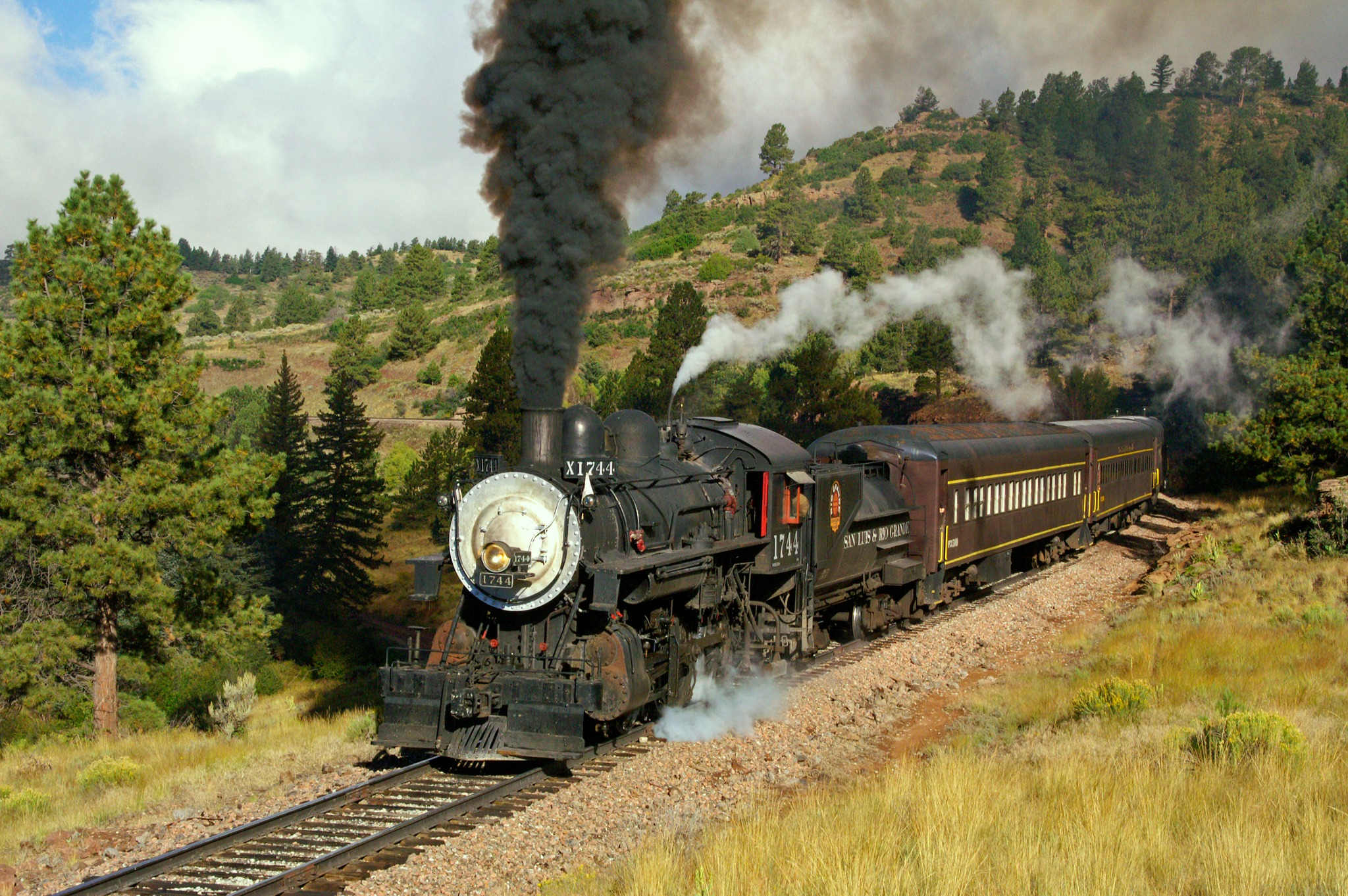 A nice Throwback Thursday photo of our Southern Pacific #1744 in