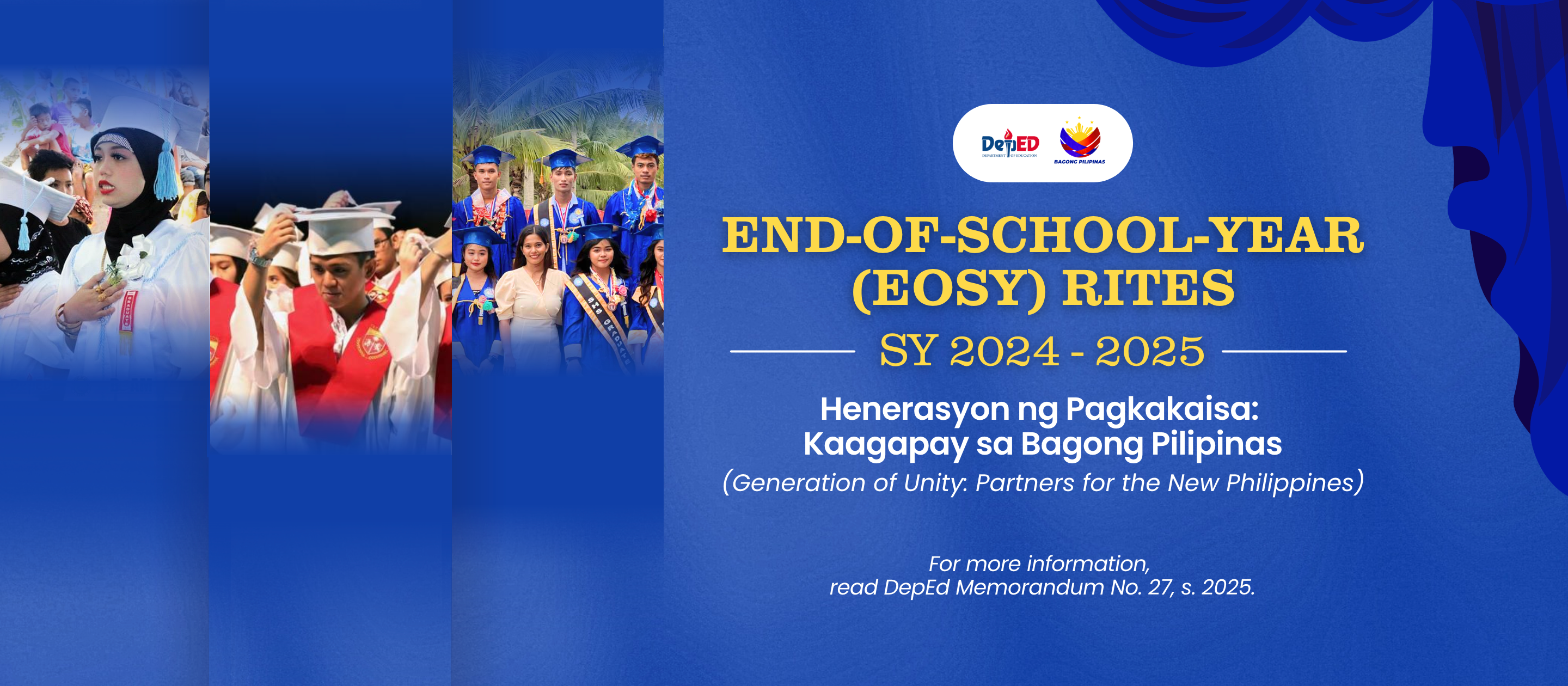 DepEd Tayo Imus City - Ka-DepEd, ang End-of-School-Year Rites para sa ...