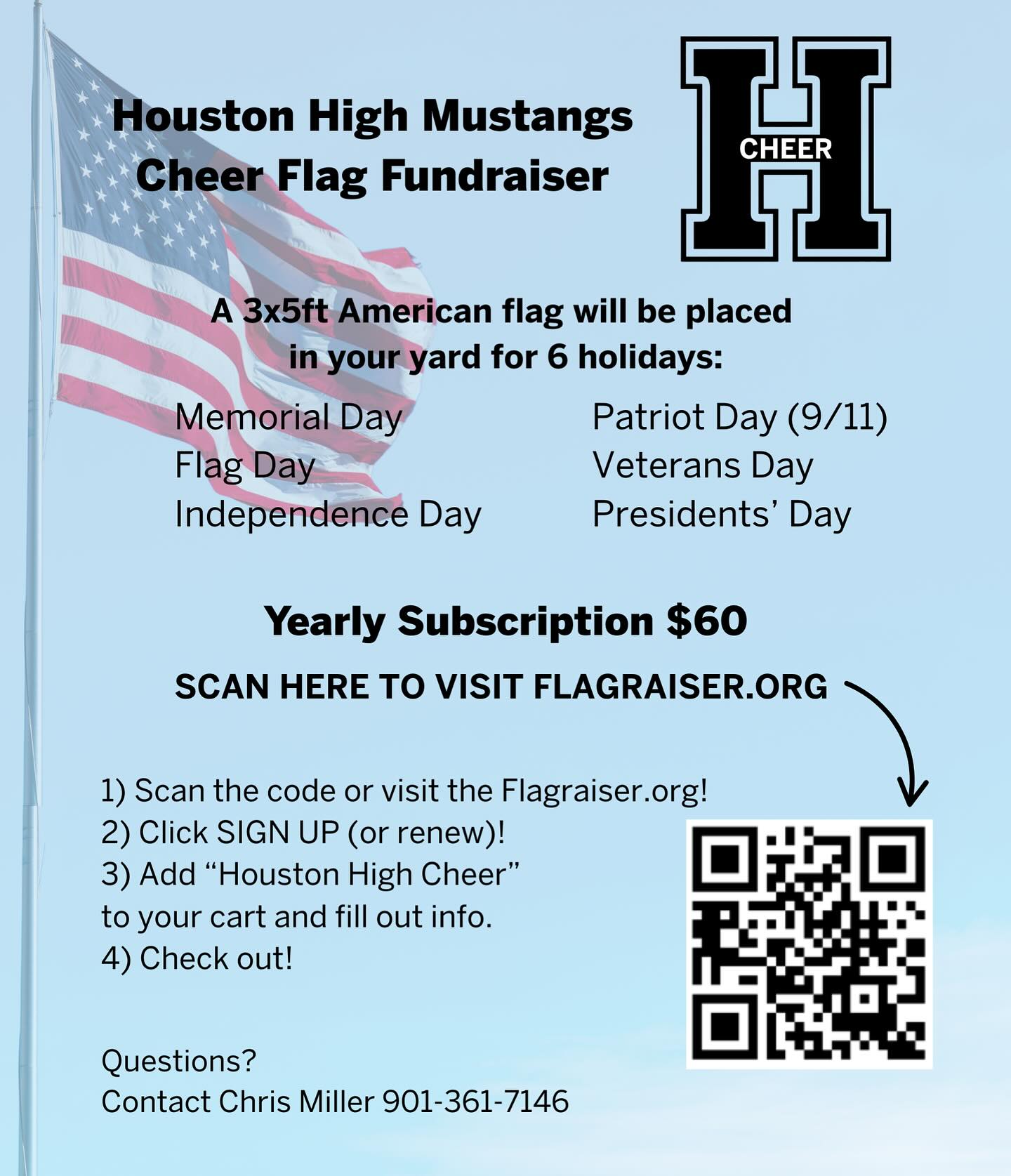 Houston - 🇺🇸 Support Houston High Cheer with our Flag Fundraiser! 📣 If ...