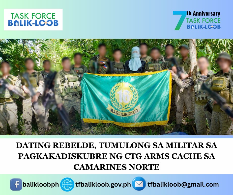The recent surrender of seven... - Task Force Balik-Loob | Facebook