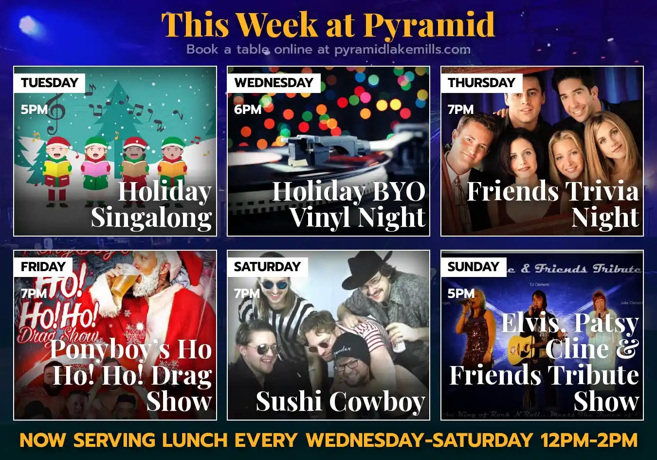 🎉🎶 Get ready for an exciting week of... - Pyramid Event Venue | Facebook