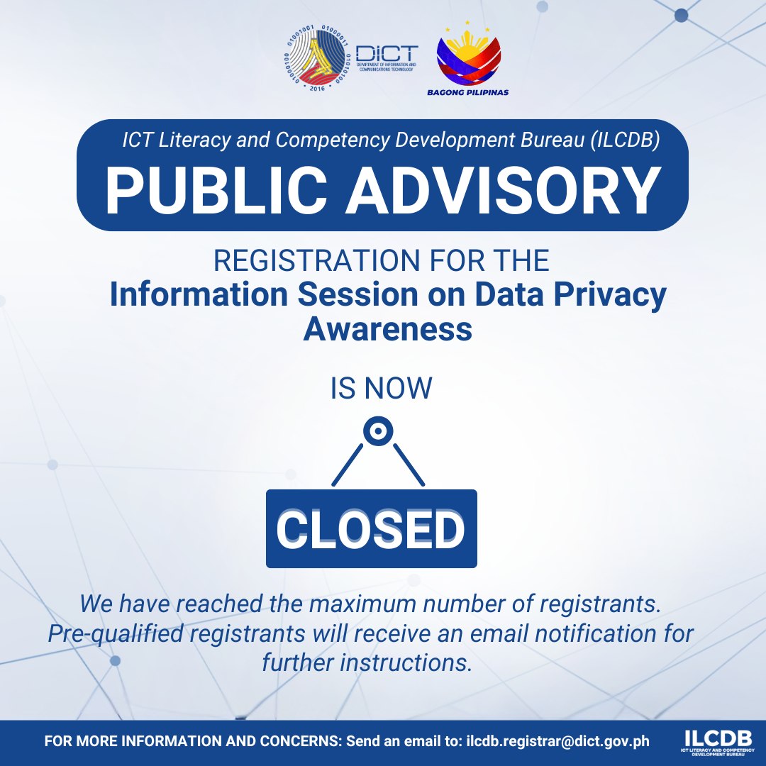 The DICT-ILCDB would like to thank everyone who registered for the DATA ...