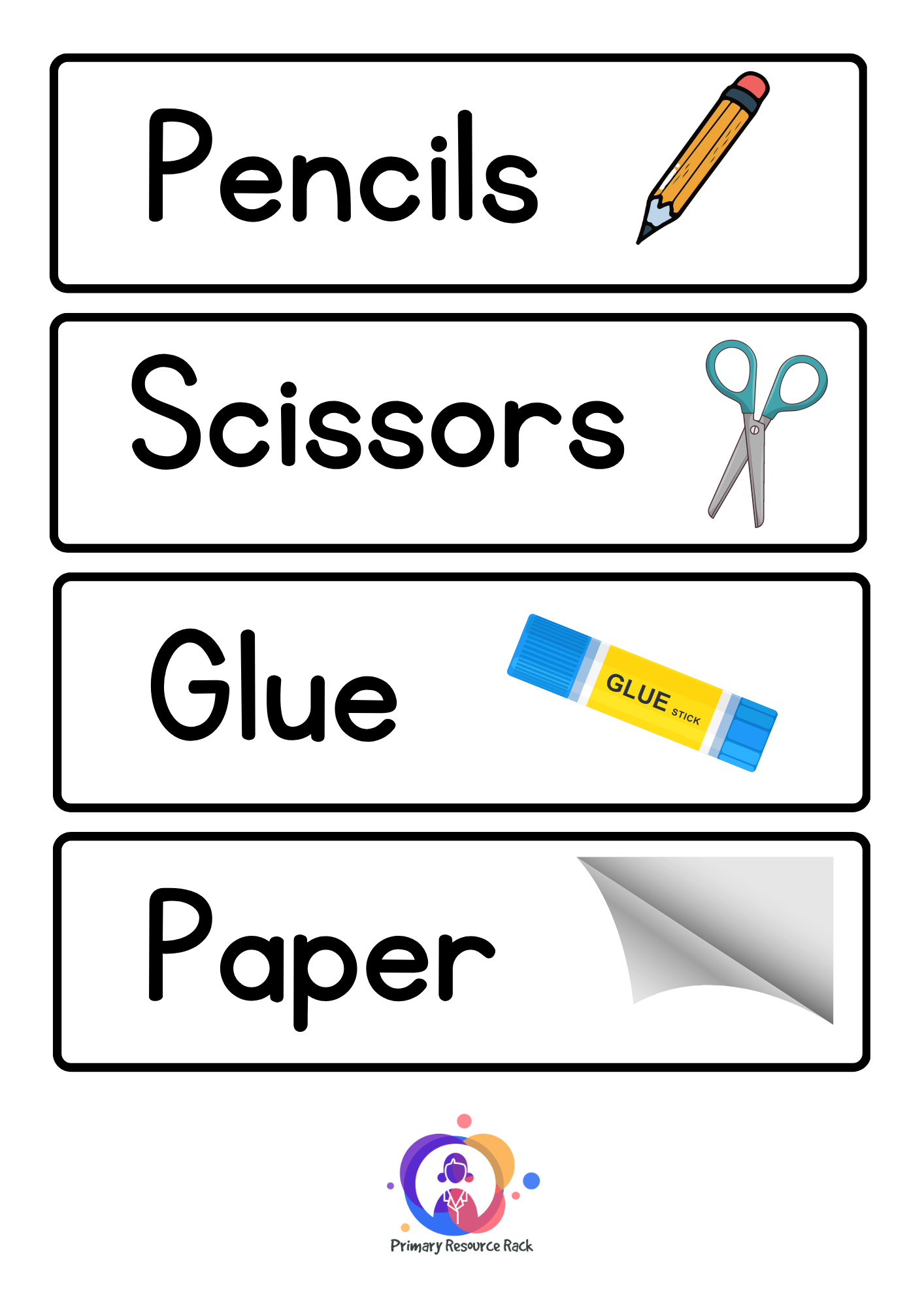 Primary Resource Rack - Set up your classroom with these ready made ...