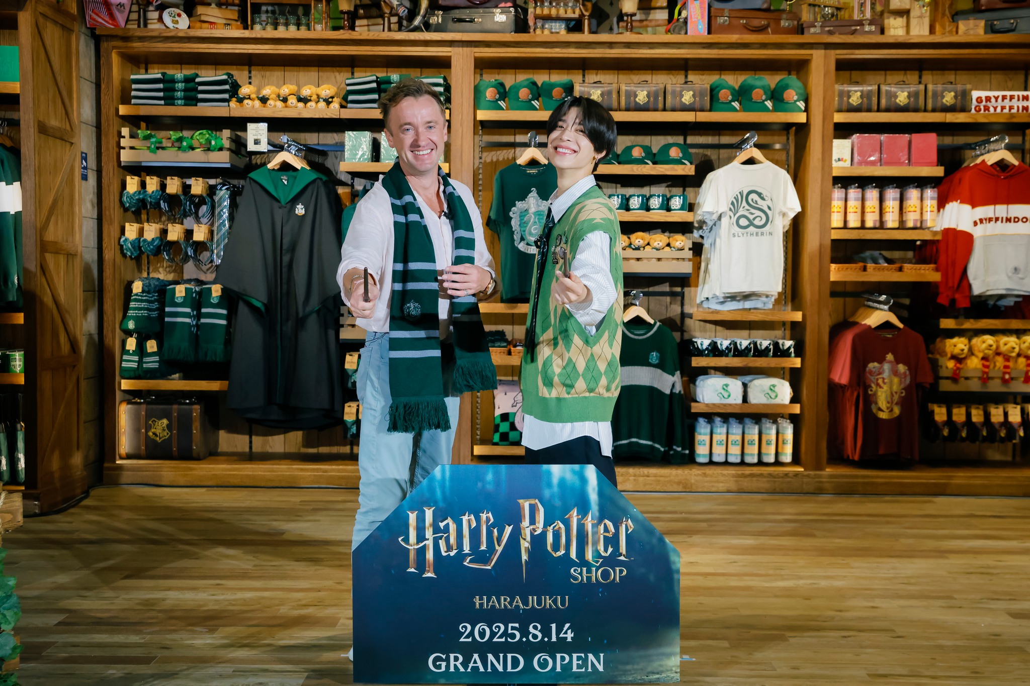 Spotted: Tom Felton and mega fan So Matsushima from #timelesz