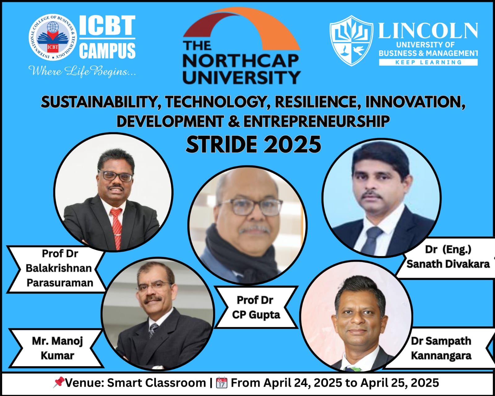 ICBT - The Key Note Speakers: ICBT Campus and The NorthCap University ...