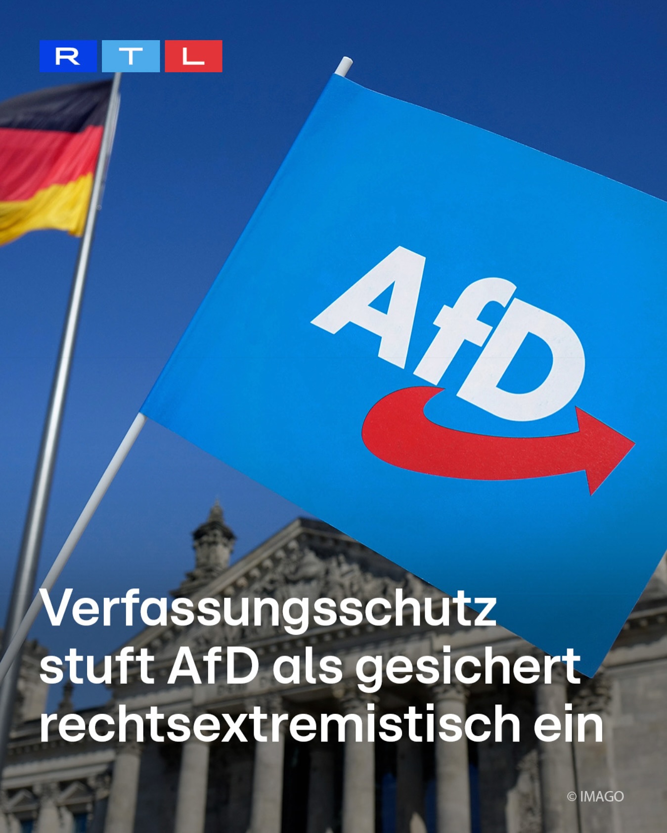 RTL - Das Bundesamt für Verfassungsschutz (BfV) hat die AfD am 2. Mai ...