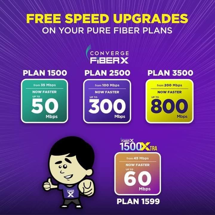 Now in your area up to 100mbps 1500 - Fiber internet rizal