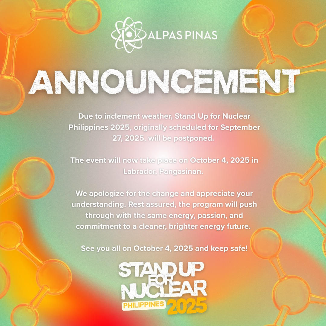 ANNOUNCEMENT: STAND UP FOR NUCLEAR... - Mayor Noel N. Uson | Facebook