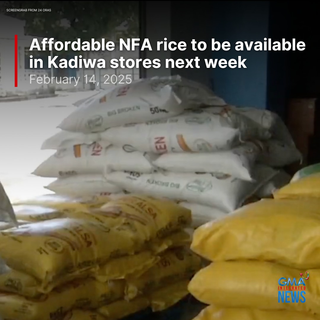 GMA - Rice from the National Food Authority (NFA) warehouses will be ...