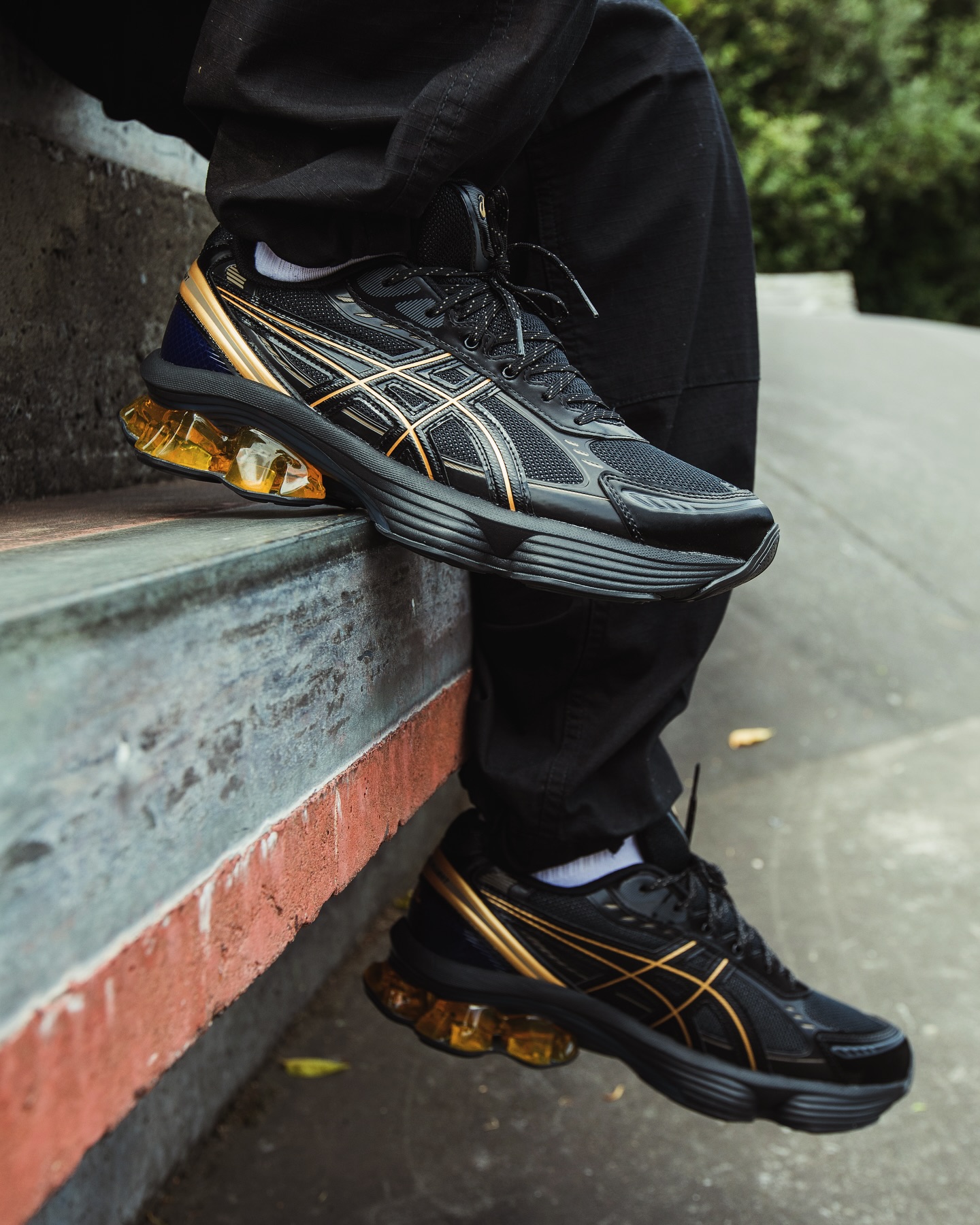 The ASICS GEL-Kinetic Fluent™ takes inspiration from iconic