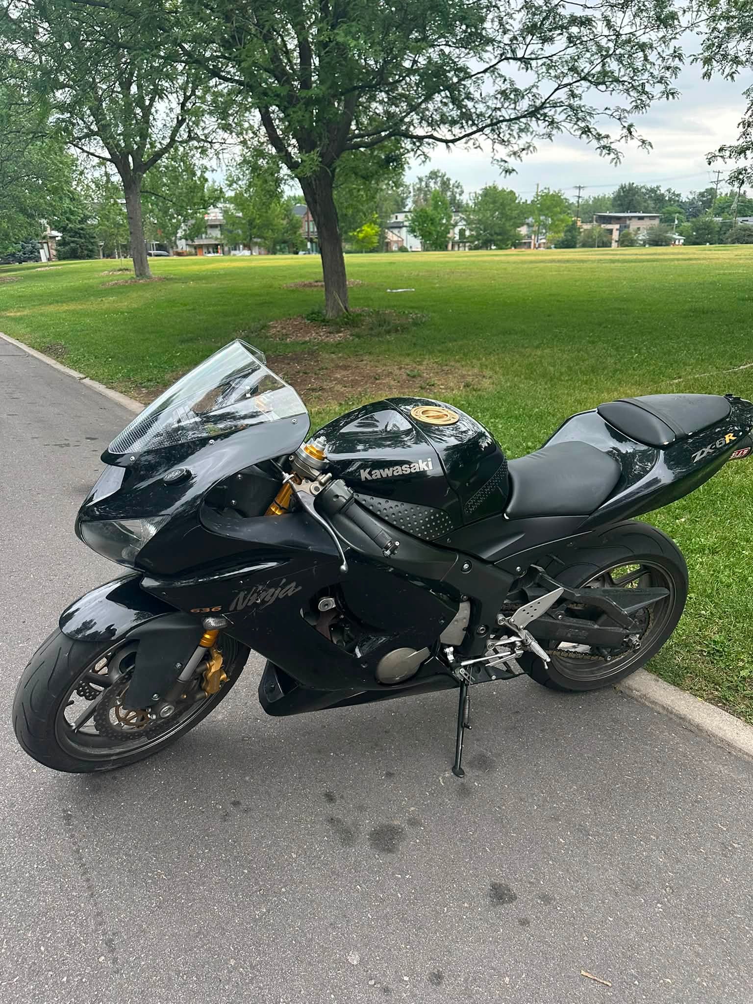 Stolen 2006 Black Kawasaki Zx6r Motorcycle in Denver, CO Area
