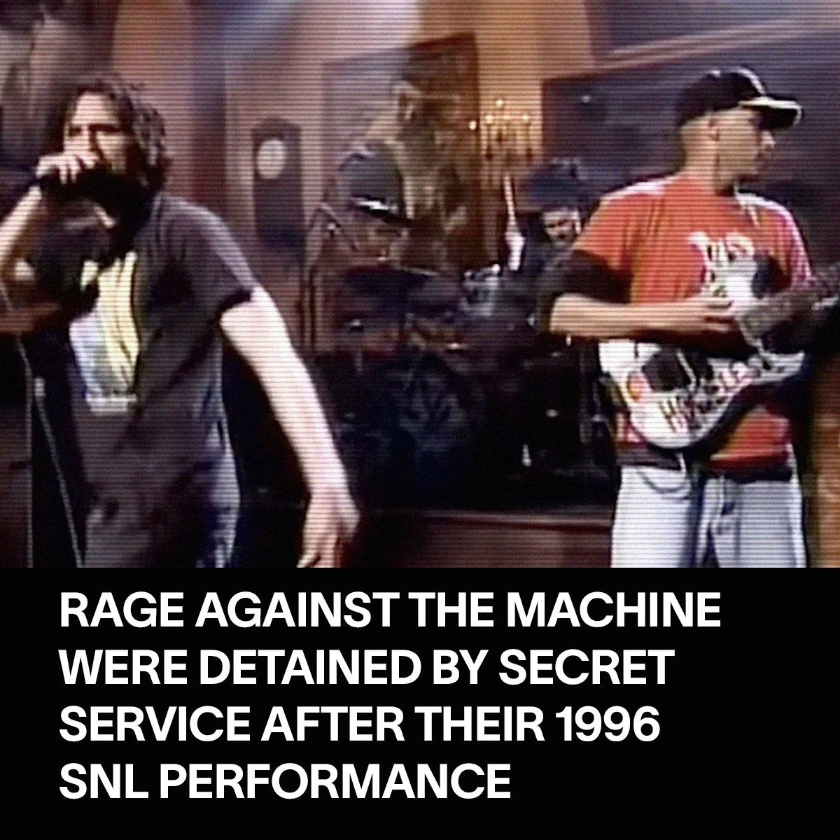 On this day in 1996, Rage Against the Machine were banned from SNL 