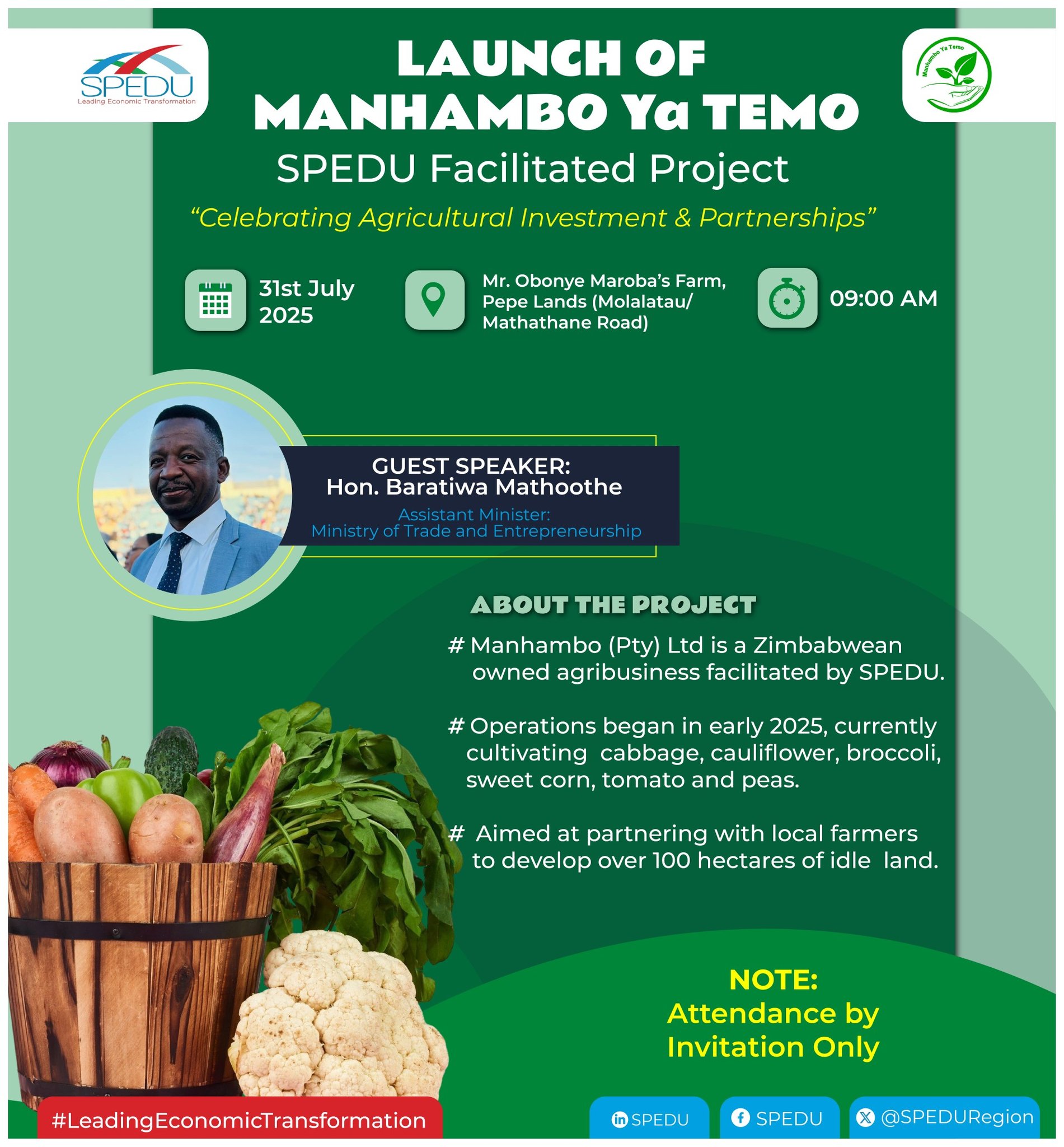 SPEDU - Launch of Manhambo (Pty) Ltd – A SPEDU Facilitated Project ...