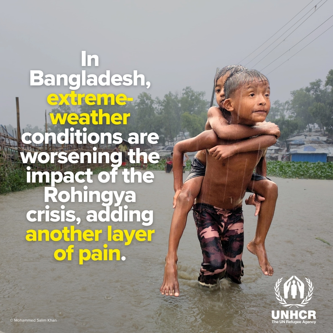 UNHCR - Floods Cyclones Landslides Fires Rohingya refugees + host ...