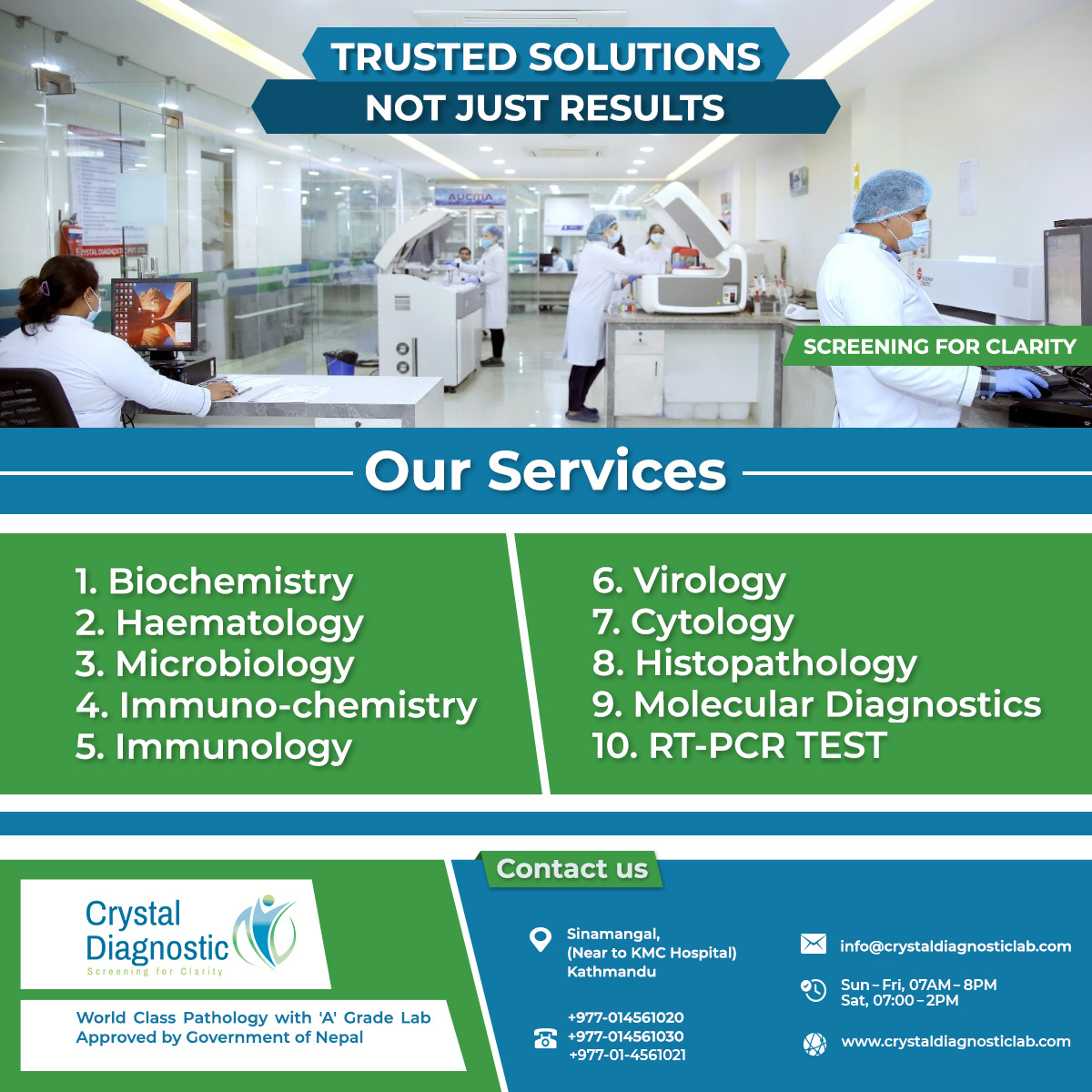 Crystal - Crystal Diagnostics PVT Ltd, which is one of the Biggest ''A ...